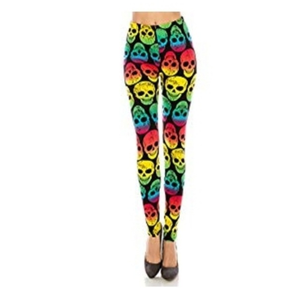 plus size rainbow pants